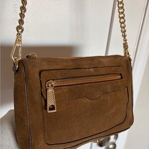 Brown Suede Rebecca Minkoff Bag